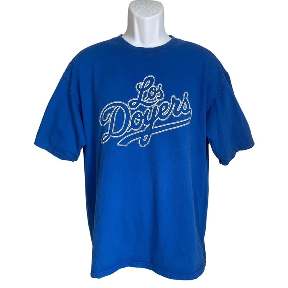 Los Doyers - Dodgers Baseball - ElevEight Men’s Blue Graphic T-Shirt - Picture 1 of 7